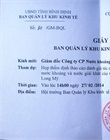 Giấy mời họp thẩm định báo cáo ĐTM